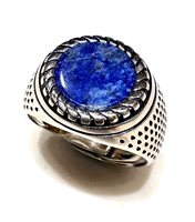 Ring Venerio Man in Silver Sodalite AN 76 74609 SODALITE